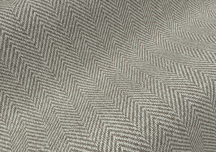 Soft Chevron, Brown - Twist&Fit Roman Blind - Image 4